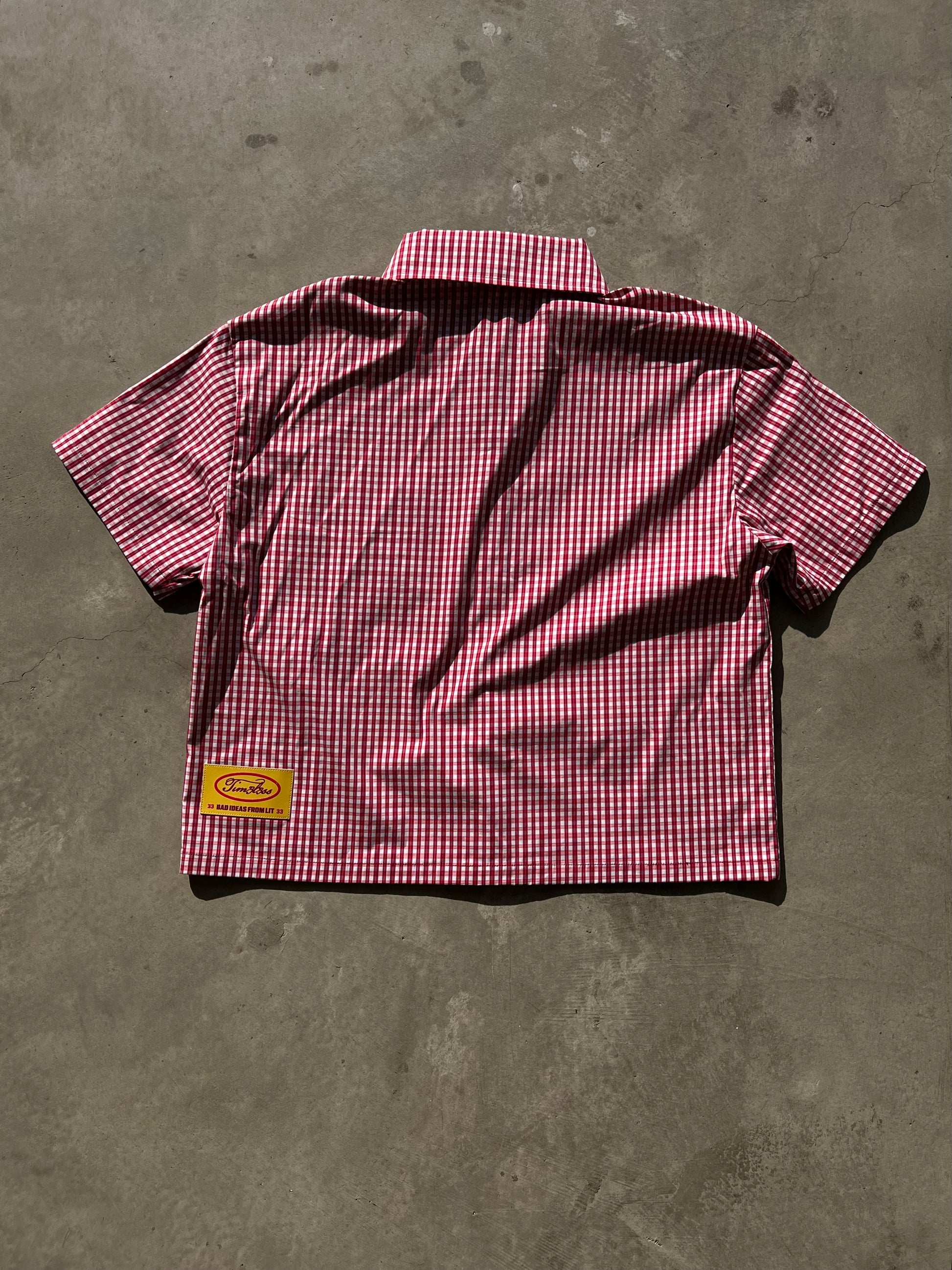 BAD IDEA BUTTON-UP SHIRT